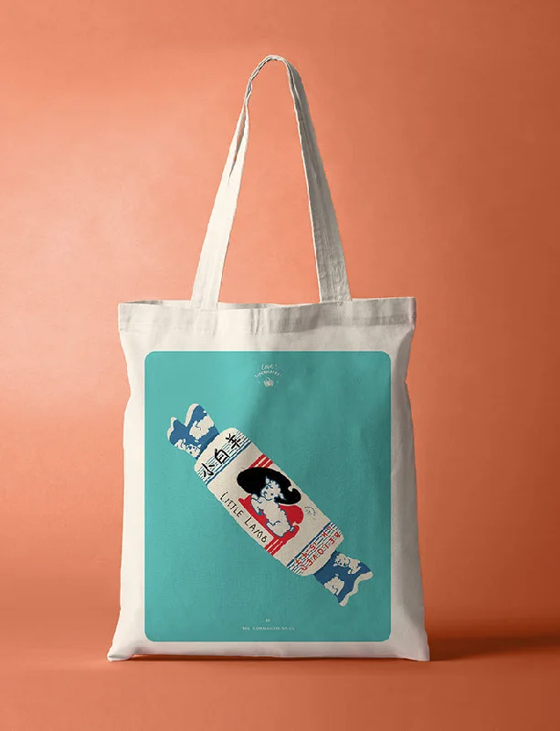 Beloved Little White Lamb Sweet {Tote Bag}