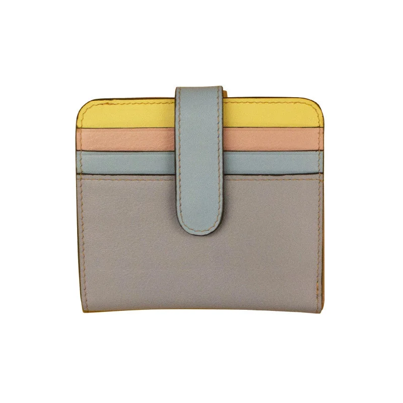 Bifold Snap Wallet RFID-Pastel Multi