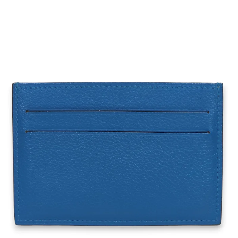 Card Holder Blue Mykonos Wallet in Evercolor