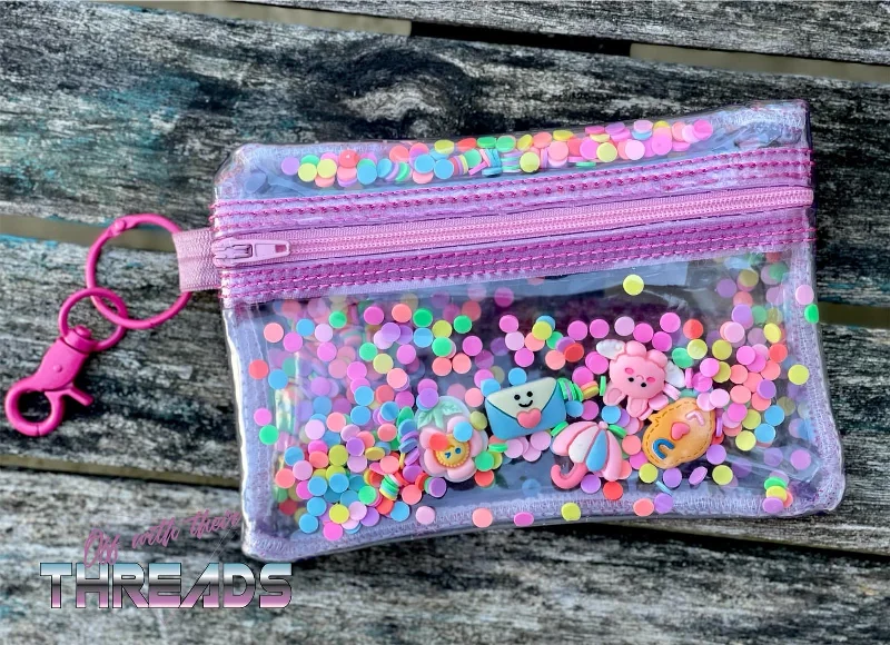 DIGITAL DOWNLOAD 3D Shaker Zipper Bag Set 4 SIZES INCLUDED!