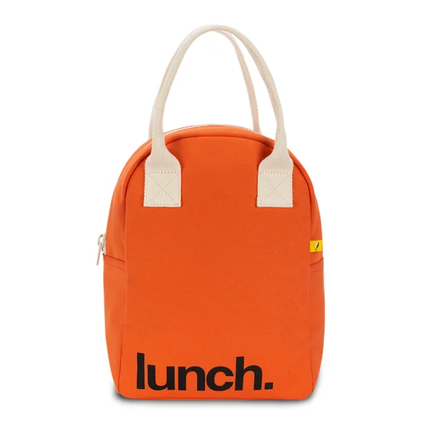 poppy fluf zipper lunch bag