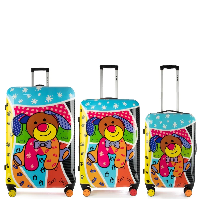 GUFF - GUFF Collection Rainbow Luggage 3 Piece Set