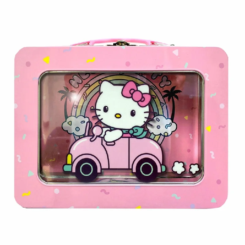 Hello Kitty  XL Tin Lunchbox with Window