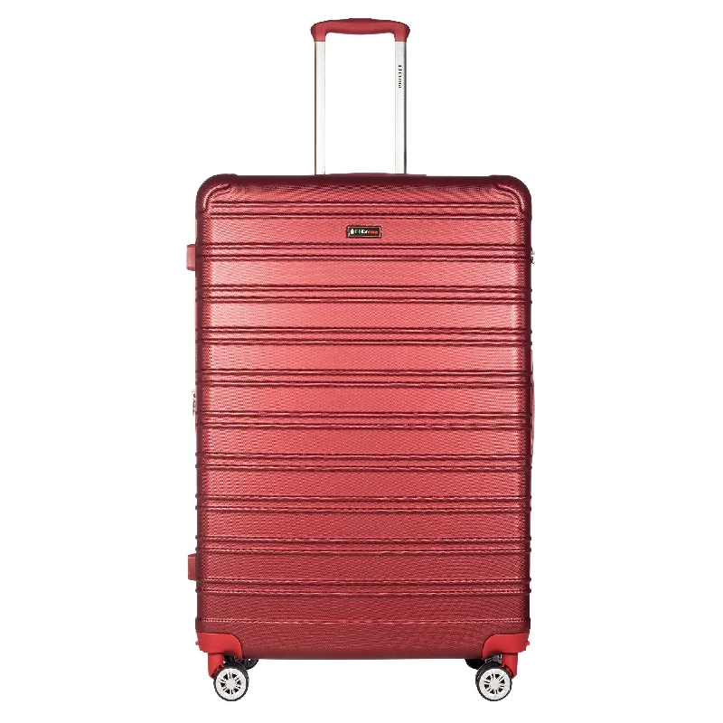 King Collection Red luggage (20/26/28/30") Suitcase Lock Spinner Hard