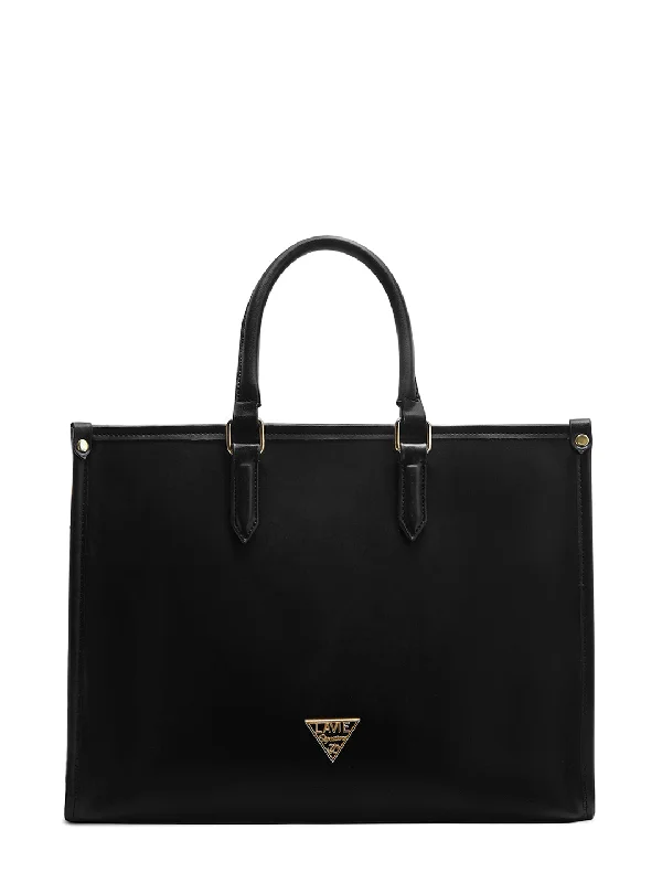 Lavie Signature Madisson Large Black Womens Box Tote