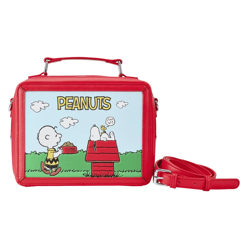 Peanuts Charlie Brown Vintage Lunchbox Crossbody Bag