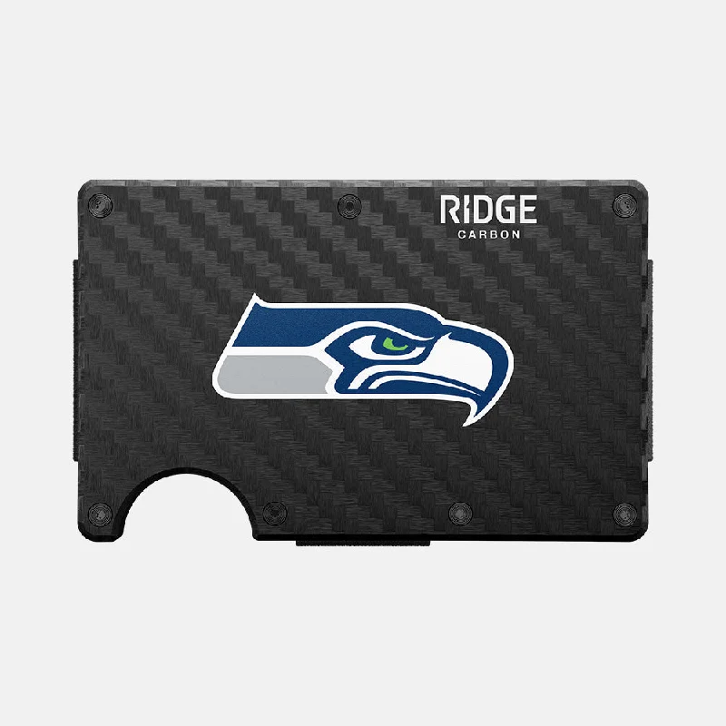 Ridge Wallet - Seattle Seahawks - Carbon Fiber 3k