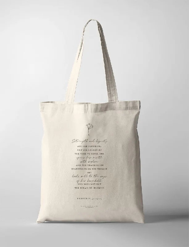 Strength and Dignity {Tote Bag}