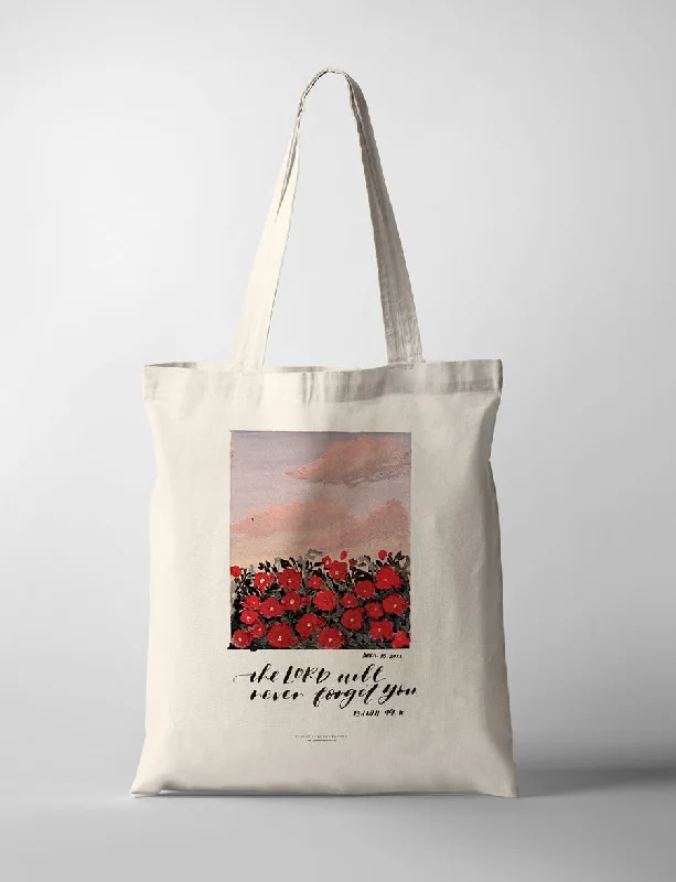 The LORD Will Never Forget You {Tote Bag}