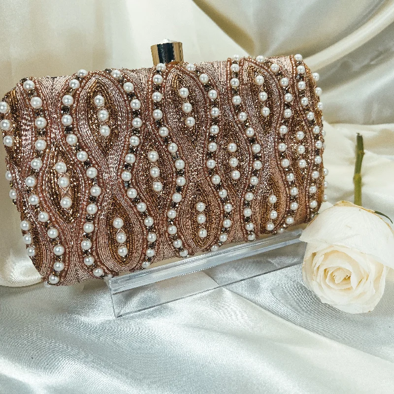 AHANA Clutch (Rose Gold)