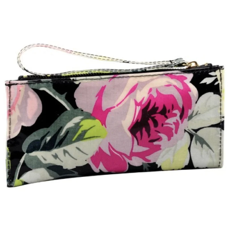 Anna Griffin Grace Black Flower Mini Wristlet