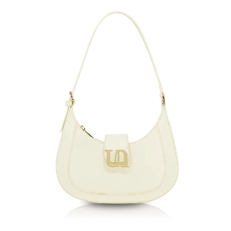 Crescent Shoulder Bag - Greenland White