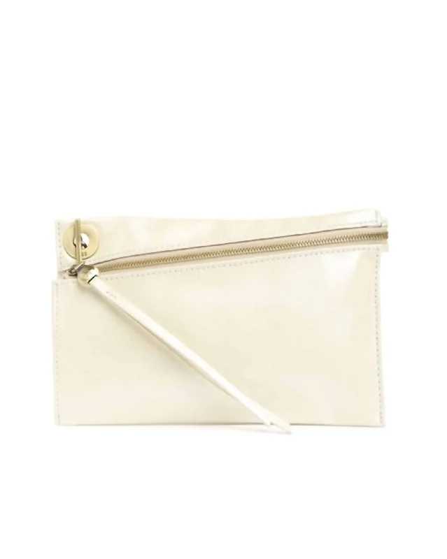 Link Clutch Wallet In Pearled Ivory