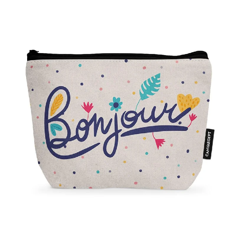 Makeup Pouch Bonjour!