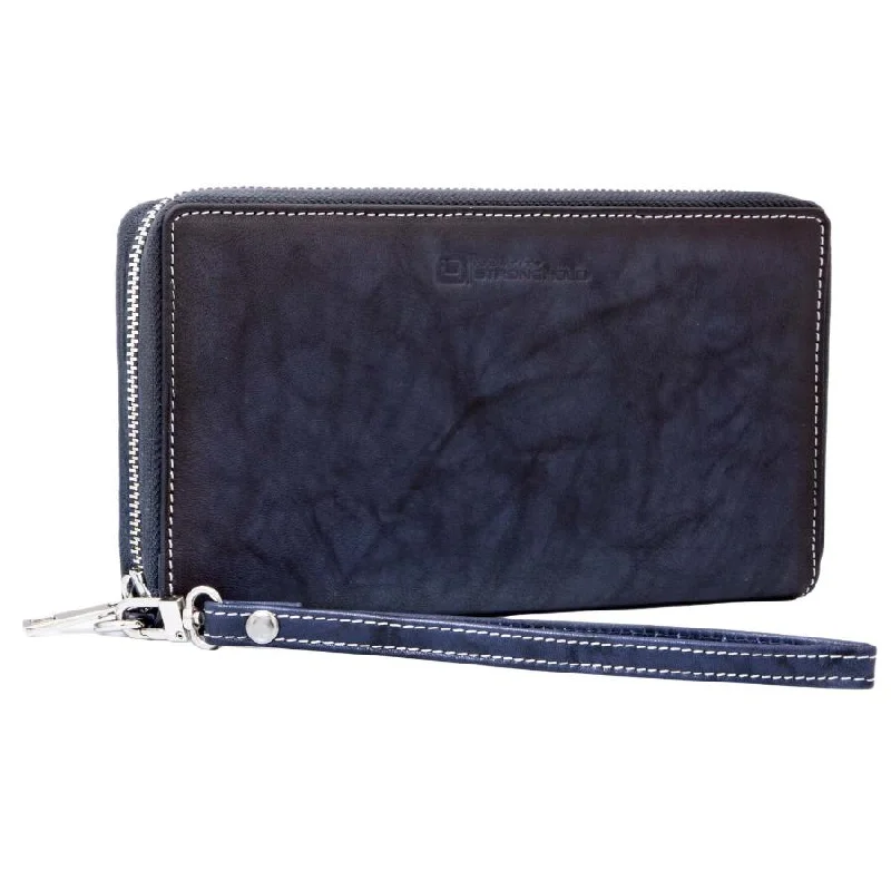 Women's RFID Blocking Zip-Around Clutch