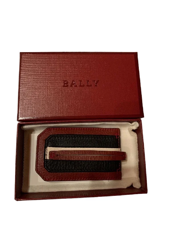 Bally Tabby 6224726 Burgundy Red Luggage Tag