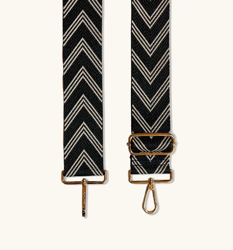 Black and Stone Arrow Strap