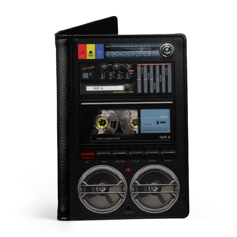 Cassette Deck Black - Passport Cover - Open Box