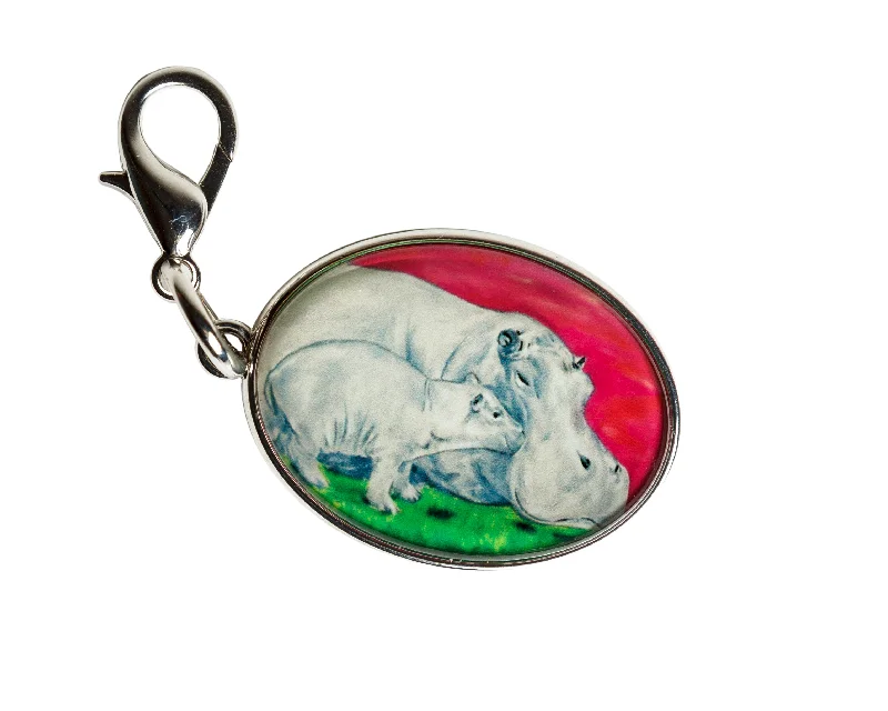 Hippo Bag Charm -Communal Clan