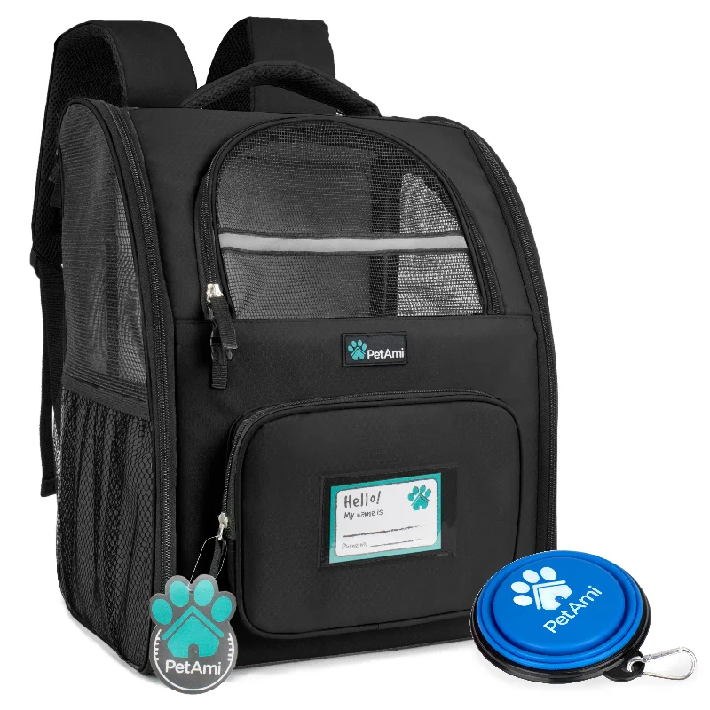 Deluxe 2-Way Entry Pet Carrier Backpack