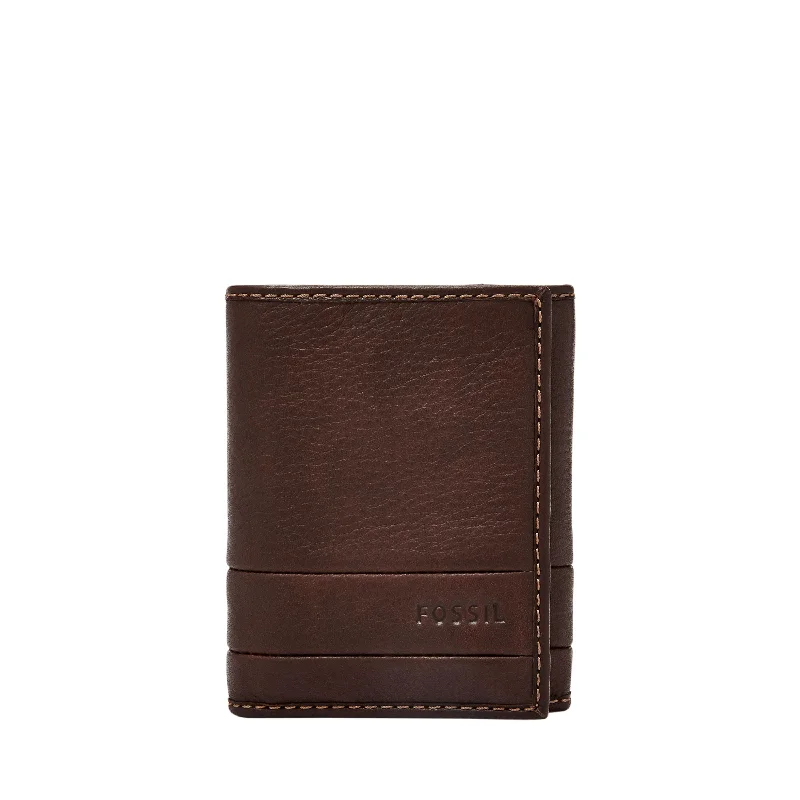 Fossil Men's Lufkin Leather Trifold