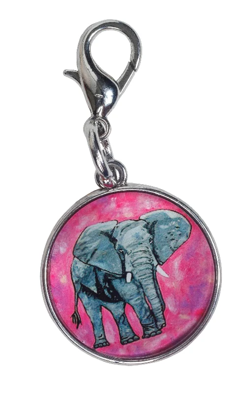 Elephant Bag Charm - Kelly