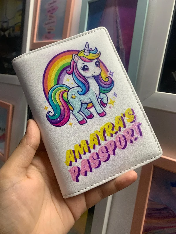 Kids Passport Cover - Unicorn