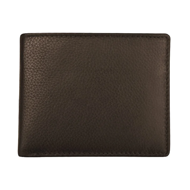 Men's Pebble Grain Leather Bifold Wallet