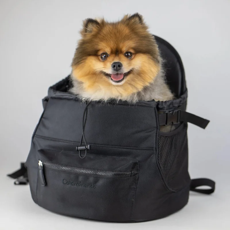 Premium All-Black Pet Backpack