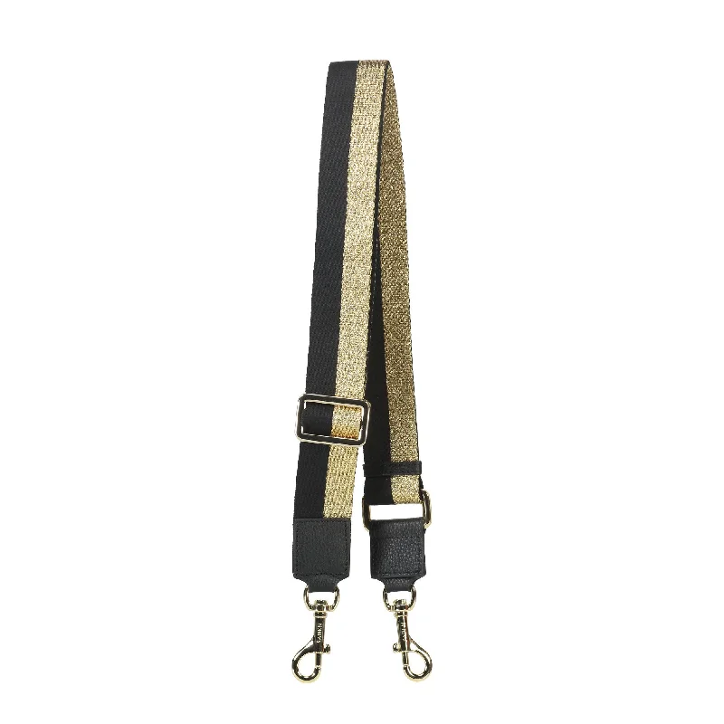 Saben Feature Strap Webbing Gold Black Stripe