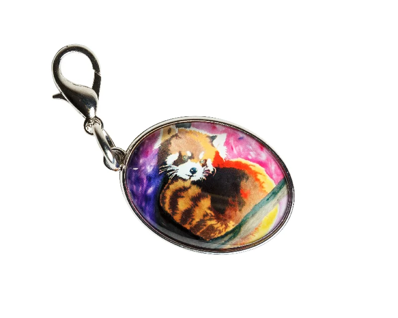 Red Panda Bag Charm - Shy Beauty