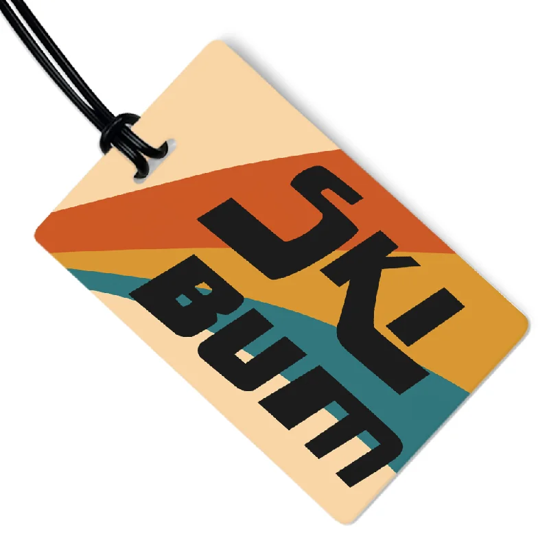 Ski Bum Luggage Tag