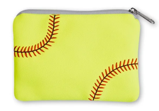 Softball Coin Purse