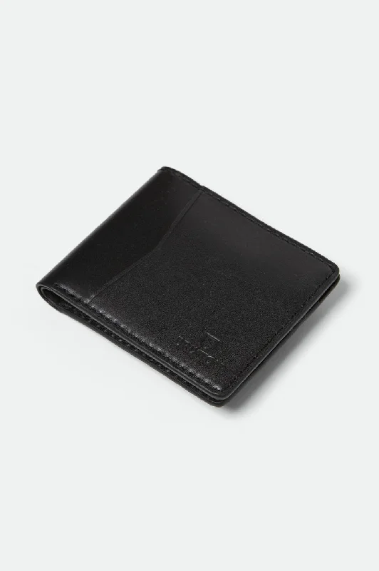 Traditional Leather Wallet - Black